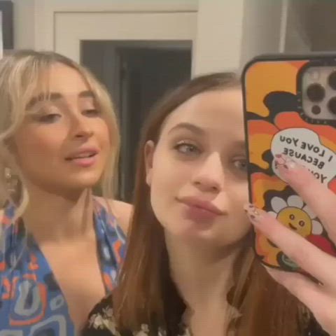 Sabrina Carpenter and joey