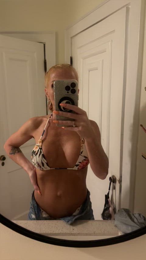 Why don’t you cum join mommy for a swim