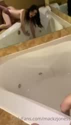 Ass Clapping Bath Bathroom Bathtub Close Up Doggystyle Hardcore OnlyFans Petite Rough
