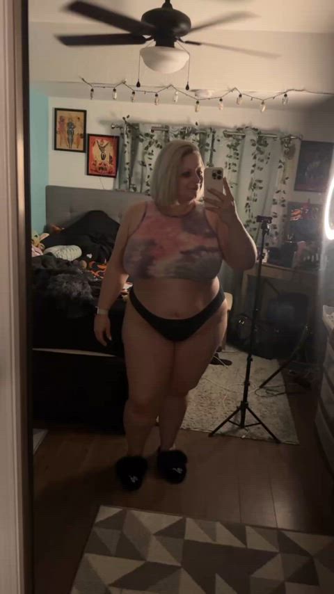 bbw big ass big tits chubby curvy hourglass panties pawg thick thick thighs chubby-girls