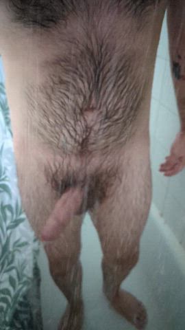 Dick swinging in the shower :D