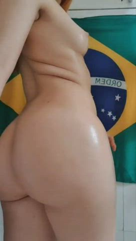 Big Ass Bouncing Brazilian Chubby OnlyFans Redhead Shaking White Girl clip
