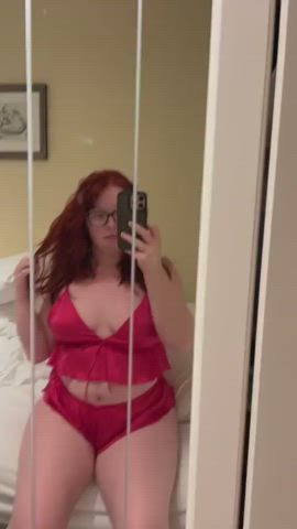 pink selfie tease teasing thick thighs uk underwear white girl clip
