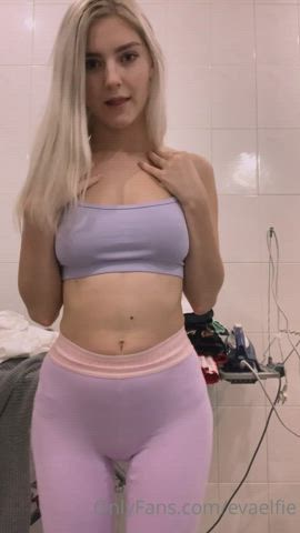 blonde sensual teen clip