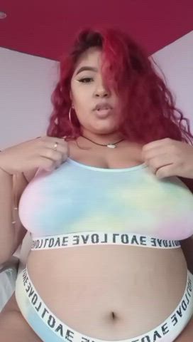 amateur bbc big nipples big tits bouncing tits latina redhead sensual webcam clip