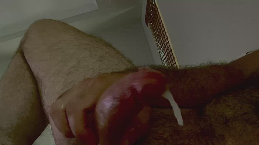 cum cumshot hairy cock clip