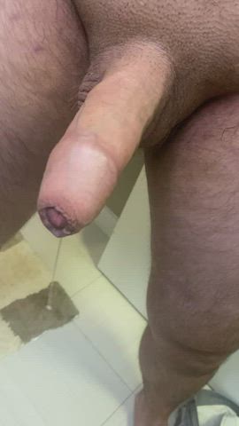 POV: You’re playing with my drippy uncut cock