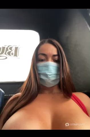 Big Tits Colombian MILF Public Sex Doll Tease Tits clip