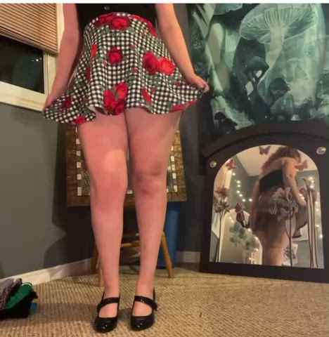 Get a glimpse of what’s under this skirt