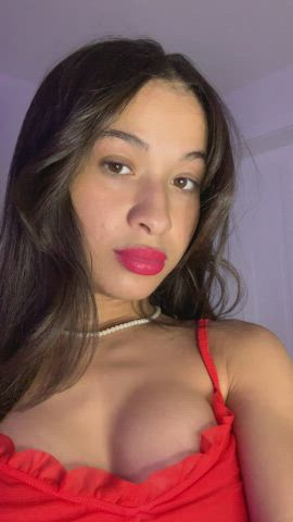 18 years old 19 years old boobs curvy dress innocent lips onlyfans teen clip