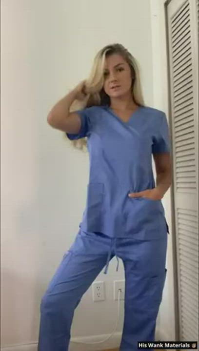 Nurse Strip White Girl clip