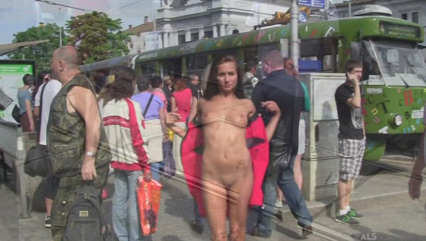 Naked Nude Public clip