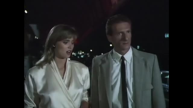 Vanessa Angel - Another Chance (1989) - in a silk dress w pokies, while out on a