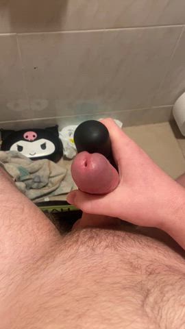 Forced cum with the vibrator feels so insanely good 😵‍💫😍