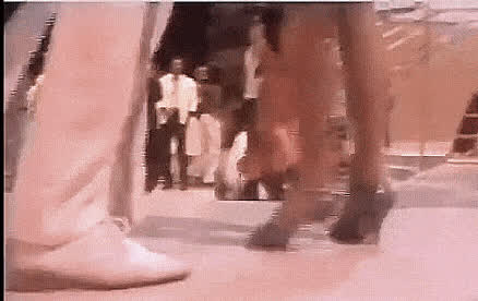 ass close up dancing legs shorts upskirt upskirt-tease clip