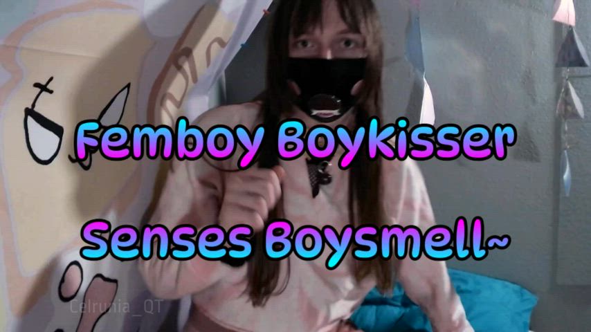 ass big ass femboy kiss kissing pov smelling sniffing trans trans woman clip