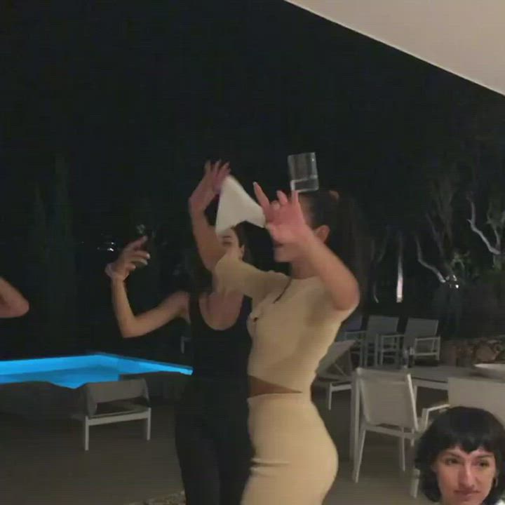 Albanian Brunette Dancing clip