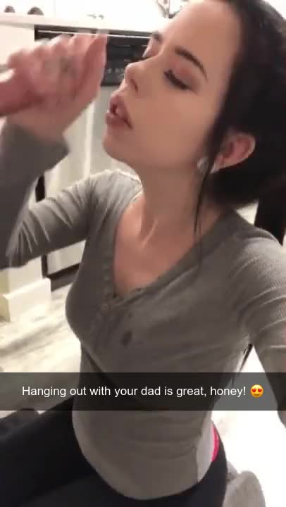 She doesn't like it when YOU cum on her face, but your dad? [Gf/Father]