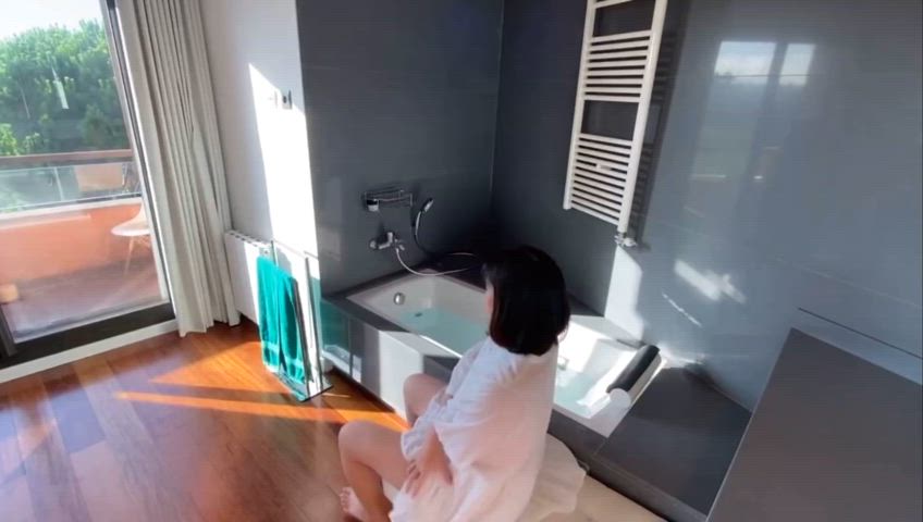 asian ass bath bathtub blowjob cute doggystyle r/asianporn clip