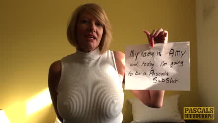 Blonde MILF Amy is on fire after spanking!