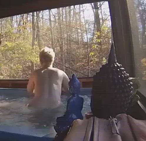 My mom invited my bully into the hot tub so they could relax and talk more casually.