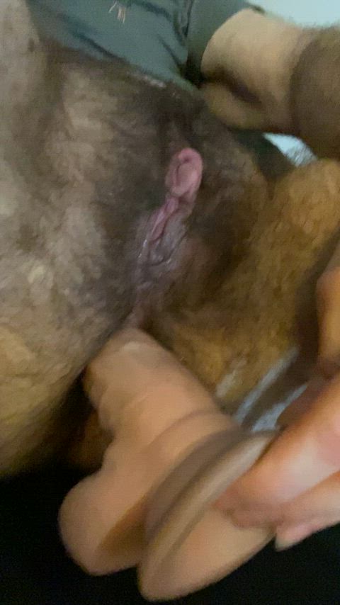 anal big clit ftm grool hairy hairy pussy moaning sex toy trans man clip