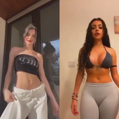 Tik tokker battle: Which one would you pick and have as your personal slut? Lea Elui