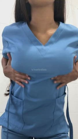 Nurse Teen Titty Drop Porn GIF by alissayara