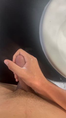 The result of 20 minutes of masturbating. Was the cumshot worth it?