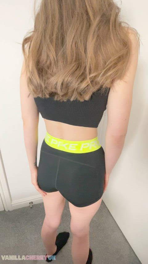 Would you say my bum is too small and flat for wearing booty shorts and my Nike Pros?