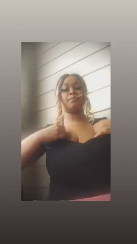 big tits busty ebony clip