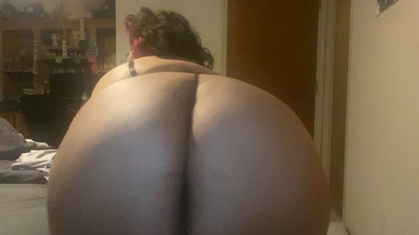 ass nsfw booty bbw tease wife ass spread bubble butt thick-booty clip