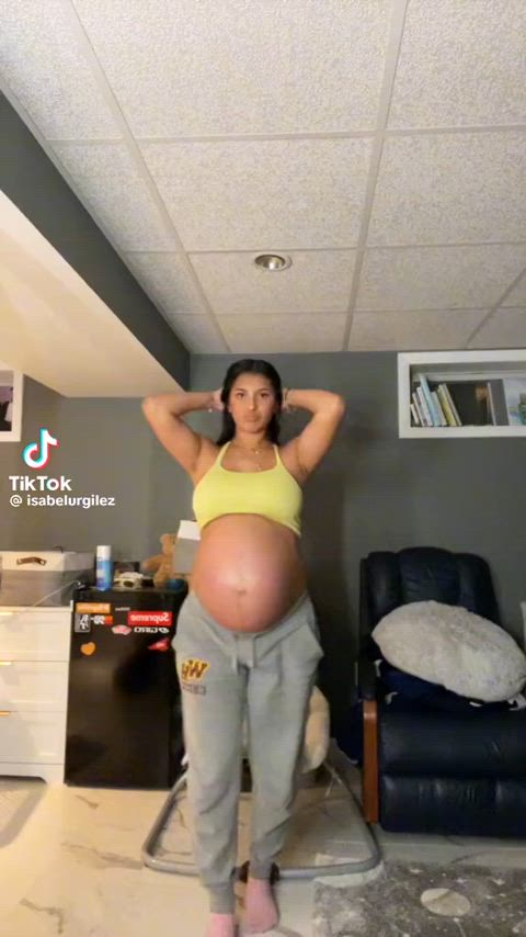 big tits pregnant pretty clip