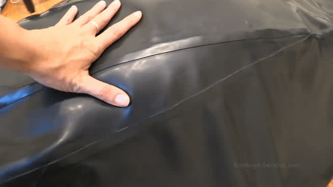 femdom latex rubber clip