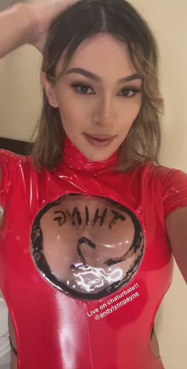 Sexy in red Latex!