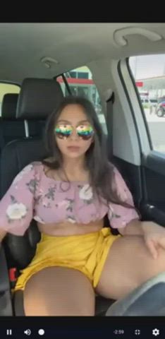 car masturbating pussy clip