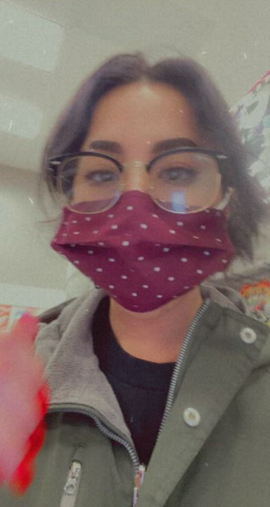 Love wearing masks so I can hide my mouth full of dirty lil secrets while shopping