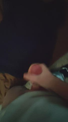 Late night cum before bed