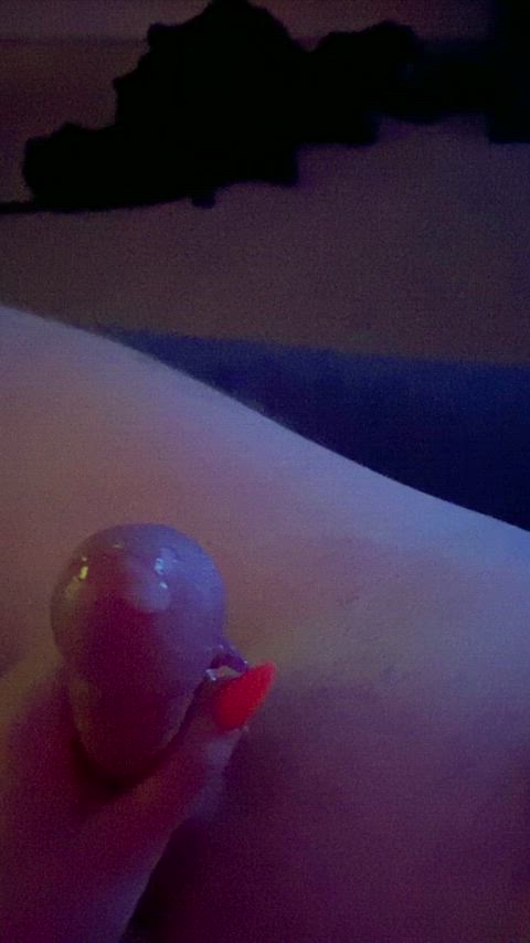 Some intense edging resulted in a leaking cock which I finished off by ruining his