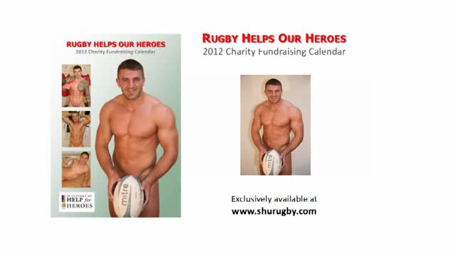 Rugby Helps our Heroes Nude Fundraising Calendar 2012 Ad
