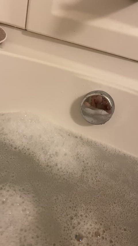 Bath times fun when I have bubbles :)