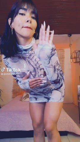 ass big ass camgirl latina tiktok twerking webcam clip