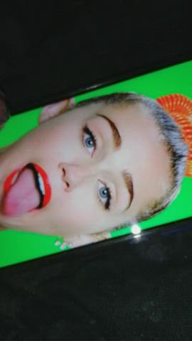 Miley Cyrus Cum Tribute