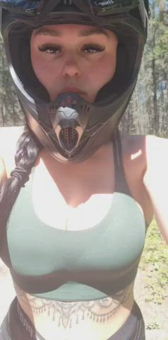 New here! First titty drop ever...who wants to go riding?!