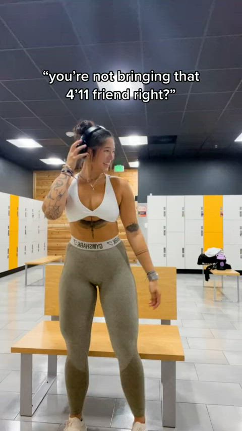 amateur ass big tits fit fitness thick clip