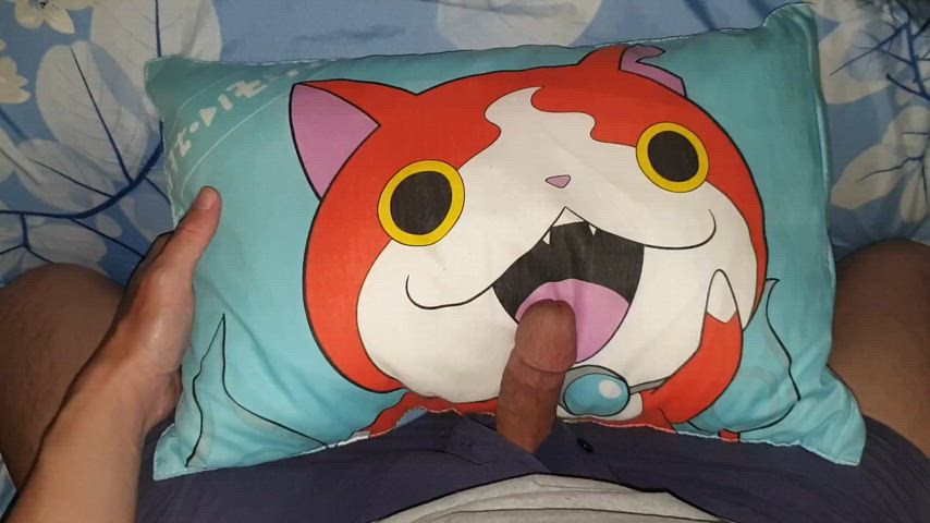 Male Masturbation Asian Cock Pillow Humping 