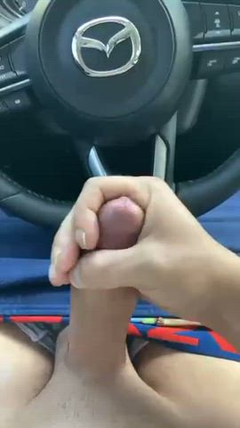 Car cumshot