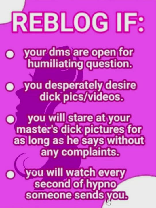 send it all, I'm horny, dick pics, tasks, challenges, dirty messages, humiliating