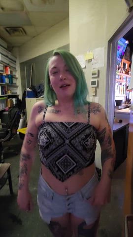 amateur public small tits tattooed amateur-girls at-work clip