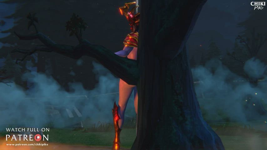 Shyvana's pole dance (Chikipiko)[League of Legends]